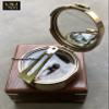 Brass Compass Trinidad Sighting Mirror Compass with Clinometer view 2