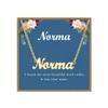 Ldurian Custom Name Necklace, Norma Name Plate Pendant Necklace Pre Gifts, Charm Necklaces Jewelry for Birthday Anniversary view 1