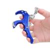 ZSHJGJR Compound Bow Release - CNC Aluminium Alloy, Finger Alloy Thumb Bow Release for Compound Bow, Bow Trigger Release, Hunting Target Practice Accessories (4 Fingers Blue) view 1
