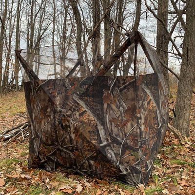 THUNDERBAY Portable Quick Setup Lightweight Camouflage Pop Up 3-Sided Ground Hunting Blind