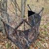THUNDERBAY Portable Quick Setup Lightweight Camouflage Pop Up 3-Sided Ground Hunting Blind view 4