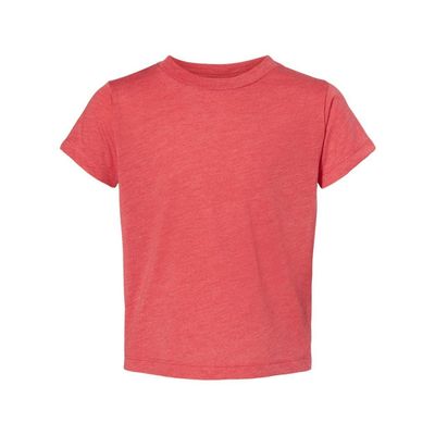 BELLA+CANVAS Toddler Triblend Short-Sleeve T-Shirt 5T RED Triblend