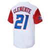 #21 Roberto Clemente Puerto Rico Classic Mens Baseball Jersey Stitched Size XL White view 3