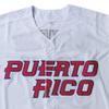 #21 Roberto Clemente Puerto Rico Classic Mens Baseball Jersey Stitched Size XL White view 4