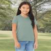 BELLA+CANVAS Jersey T-Shirt XL HTHR Dusty Blue view 3