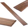 ACCMOS 33" Bamboo Arrow Shaft DIY Wooden Arrows OD 7mm/8mm with Nocks for Archery Accessory Bow Arrow Hunting Target Practice 6/12pcs (OD 7mm, 12pcs) view 2