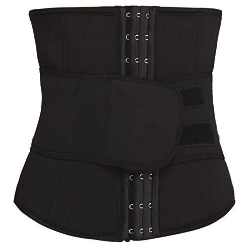 Abelyn Neoprene Sweat Sauna Waist Trainer Cincher Corset Trimmer Belt for Women Beauty, Body Shapewear Slimming Bands (Black, 3X-Large)