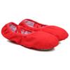 EXCEART Professional Ballet Shoes for Women Stretchable Ballet Slippers Soft Sole Ballerina Dance Shoes for Yoga Practice Red view 3