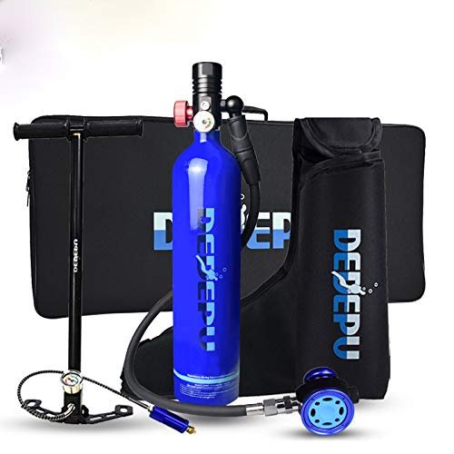 DEDEPU Mini Scuba 1L Diving Tank Underwater Breathing Equipment Oxygen Cylinder