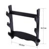 Stands, 3 Tiers High Density Board Wall Mounted Samurai Sword Holder Katana Holder Sword Stand Hanger Bracket Display Rack for Katana Wakizashi and Standard Swords view 2