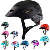 Kids Bike Helmet,Bavilk Kids Boys Girls Bike Helmets with LED Light Detachable Visor Children Youth Teen Multi-Sport for Skating Cycling Scooter Skateboard Adjustable & Lightweight 19.7"-22.4" view 1