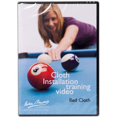 Iwan Simonis Billiard Pool Table Cloth Installation Training DVD (1 DVD Bed Cloth)