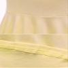 TriKalor Girls Dresses Short Sleeve Solid Color Skater Casual Twirly Dress with Pockets Yellow 1-2T view 4