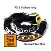Crystal Vision Anti Theft Loud 120db Alarm Heavy Duty Bike Lock Weather Proof Multi Purpose (45.5 in Long Chain Lock) view 2