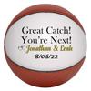 Ballstars Custom Personalized Wedding Basketball (Mini, with Base) view 1