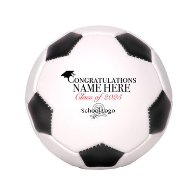 Custom Personalized Graduation Soccer Ball (Full, Without Base)