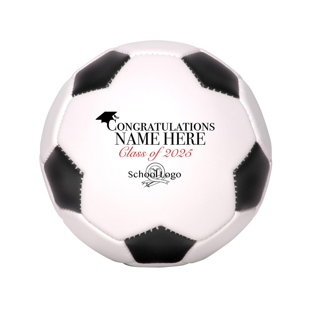 Custom Personalized Graduation Soccer Ball (Full, Without Base)