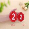 Zzooi 20PCS Player Numbers Label - Competitor Numbers with Safety Pins for Talent Show 01 to 20 view 4