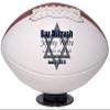 Custom Personalized Bar Mitzvah Football (Mid, with Base) view 1