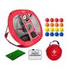 A GAME SPORTS Golf Chipping Net with Mat - Pop Up Golf Practice Nets for Backyard & Indoor/Outdoor Swing Practice view 1