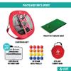 A GAME SPORTS Golf Chipping Net with Mat - Pop Up Golf Practice Nets for Backyard & Indoor/Outdoor Swing Practice view 4