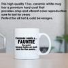 Aunt Auntie Mug 11Oz Cup - Aunt Fauntie Kid Auntie for Women Girl Mother Day Shirt Uncle Gift 11Oz Coffee Cup T-Shirt view 2