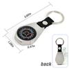 Keychain Pocket Backpack Compass Equipment, 2 Pack Key Ring Survival Mini Metal Compass, Bulk Compass for Men Kids Hiking, Suunto, Camping, Teacher view 3