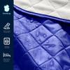 EverSnug Large Waterproof Outdoor Blanket - Extra Thick Premium Quilted Fleece, Waterproof & Windproof, Great for Camping, Picnics, Beaches, Stadiums, Dogs (Navy Blue) view 4