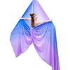 Aerial Silk 9 yards kit Low Stretch Durable Lavender Fabirc with Rigging Hardware for kids beginer Acrobatic Dance Aerial Yoga (9 yards, Lavender Purple) view 1