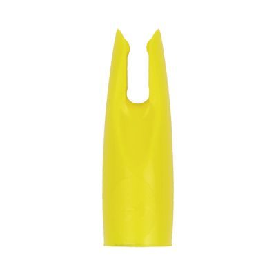 Bohning 11/32 T Nock for .105 (2.67mm) swedged end Arrow shafts, 12 Pack, Yellow