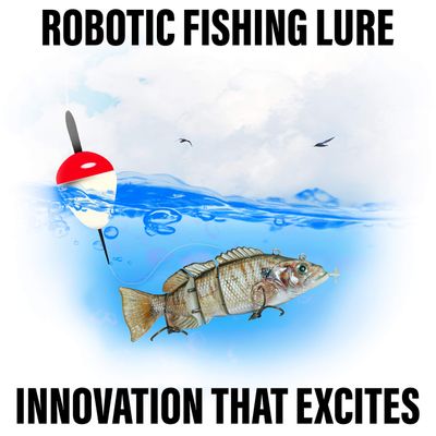 Electric Fishing Lure Multifunctional Fishing Poppers Artificial Electric Fishing Lure Premium Quality Animated Swimbait (Rock Bass.)