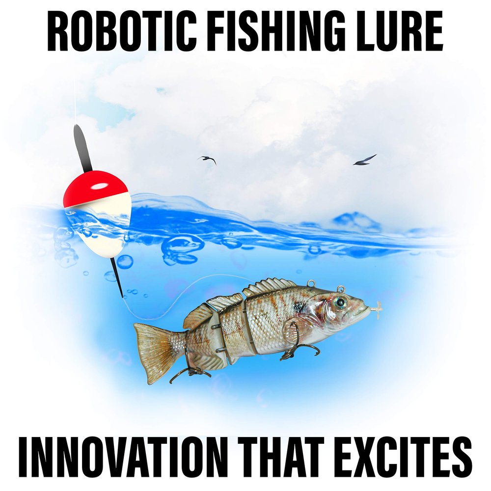 Electric Fishing Lure Multifunctional Fishing Poppers Artificial Electric Fishing Lure Premium Quality Animated Swimbait (Rock Bass.)
