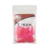 Bohning 1/4" T Nock for .105 (2.67mm) swedged end Arrow shafts, 12 Pack, Rose Pink view 2