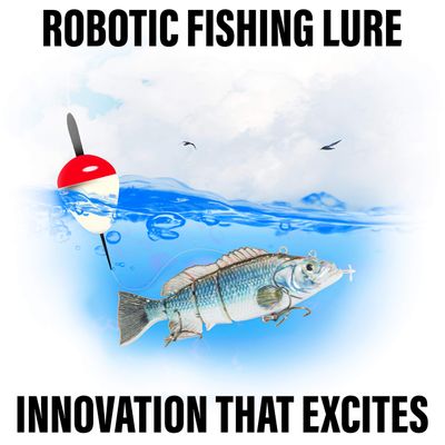 UFISH -Large Size Electric Live Bait - Swimming Robotic Segment Fishing Lure - Animated Swim Bait (Blue Shine Bass)