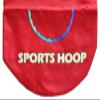 Sports Hoop Carry Bag - 2 Gal. Drawstring Bag with Breathable Mesh. Lightweight with Adjustable Strap (RED) view 3