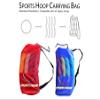 Sports Hoop Carry Bag - 2 Gal. Drawstring Bag with Breathable Mesh. Lightweight with Adjustable Strap (RED) view 4