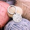 Detailed Ho'oponopono Prayer Keychain I'm Sorry Please Forgive Me Thank You I Love You Spiritual Keyring (keyring) view 4