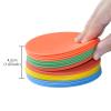 Eco Walker 4inch Mini Floor Spot Markers for Classroom Preschool and Kindergarten (Set of 20pcs) (Red) view 2