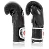 Fairtex Muay Thai Boxing Gloves BGV9 - Heavy Hitter Mexican Style Training & Sparring Gloves for Kick Boxing MMA K1 (Black/White Piping, 12 oz) view 4