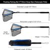 PLUSINNO Fishing Net Fish Floating Landing Net, Kayak Nets with Fixed Foldable Telescopic Pole Handle, Bass Trout Fishing Nets with Nylon Mesh for Pond Lake River,Fishing Gear Gifts for Men,Blue 1.5 view 3
