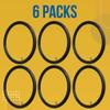 CalPalmy 26" x 1.75/2.125 Road and Mountain Bike Inner Tubes with Schrader Valve 32mm for Road/Mountain Bikes Like Schwinn Koen, Elm, High Timber More. (6 Inner Tubes with 2 Tire Levers) view 3