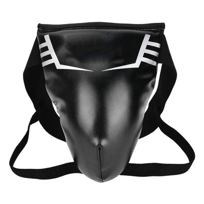 Boxing Groin , Men Taekwondo Groin Guard Boxing Groin Protector Karate Jockstrap Crotch Protector Black