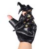 Pointy Fingers Claw Gloves Scary Cool Halloween Party Costume Accessories Prank Fancy Dress Black view 4