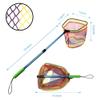 YVLEEN Kids Fishing Net for Lakes - Minnow Nets for Kids - Aluminum Collapsible Telescopic Fishing Pole Handle and Nylon Mesh Small Fishing net - Butterfly Nets for Kids Outdoor Playing view 4