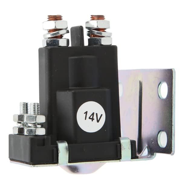 Viefow 14V Golf Cart Solenoid 200A 4 Terminal Fits Series 1992 & Up EZGO TXT Gas Vehicles Medalist ST Replace Part Number 27153-G01 27153G01 612813
