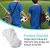 6x4 Ft Soccer Goal Net, Portable Foldable Football Replacement Netting for Training, Practice, Backyard, Youth Lacrosse Sports view 2