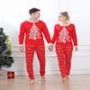 Benaive Matching Family Christmas Pajamas Set Boys Girls Holiday xmas Pjs for Family Toddlers Kids Children Sleepwear Cotton Womens Mens Pyjamas Jammies (Green & Grey, Christmas Tree, Kid-14) view 2