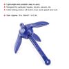 Folding, 4 Tine Aluminum Alloy Boat for Sailboat Kayak Canoe Fishing Accessories Compact Portable Marine view 2