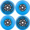 AOWISH Inline Skate Wheels 85A Outdoor Asphalt Formula Hockey Roller Blades Replacement Wheel with Bearings ABEC-9 and Floating Spacers (8-pack) (Blue, 80mm) view 4