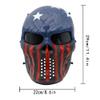 PuddingStation Full Face Airsoft Mask, for Masquerade Halloween Cosplay, Movie Props and Other Outdoor Activities view 2
